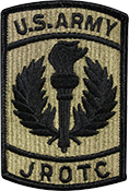 Army Junior ROTC Cadet Command OCP Scorpion Patch With Velcro